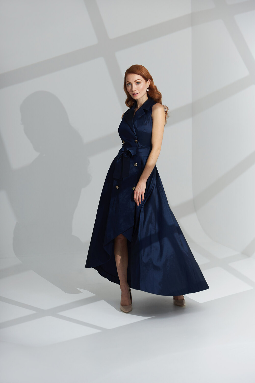 Joseph Ribkoff Dress Style 203357. Navy Blue
