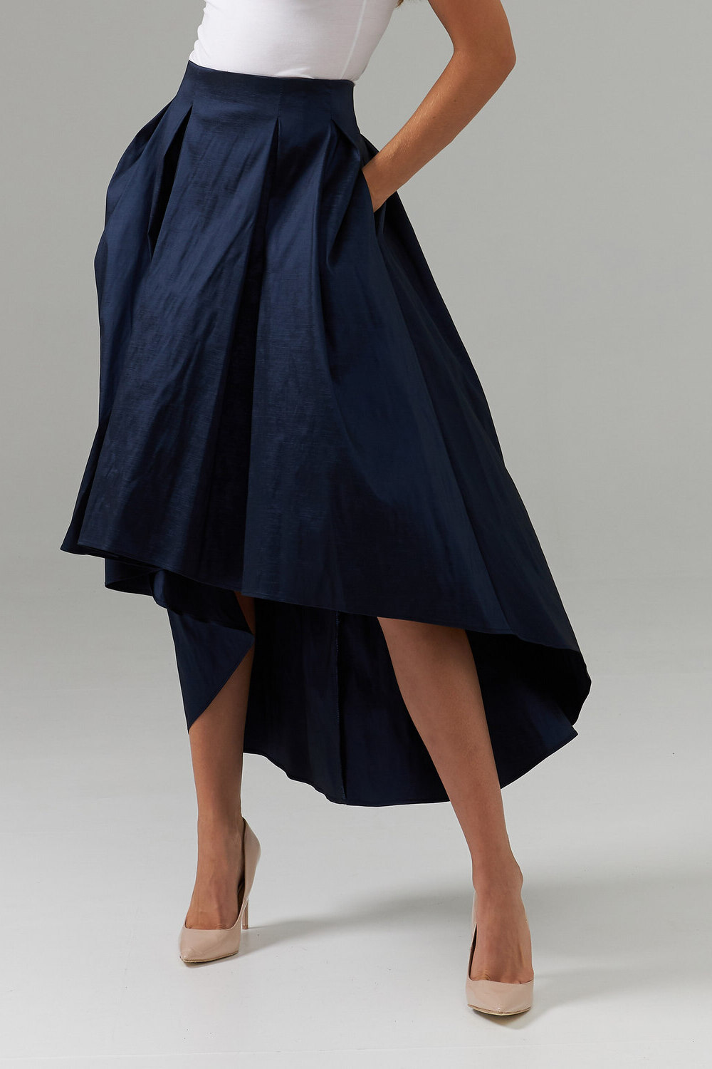 Joseph Ribkoff Skirt Style 203409. Navy Blue