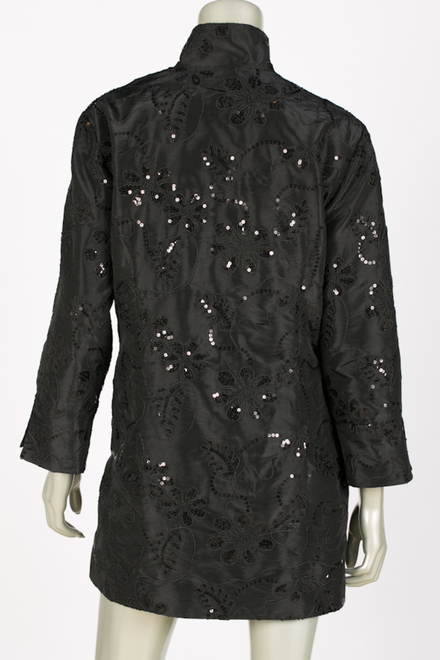 Joseph Ribkoff coat style 34460. Black. 2