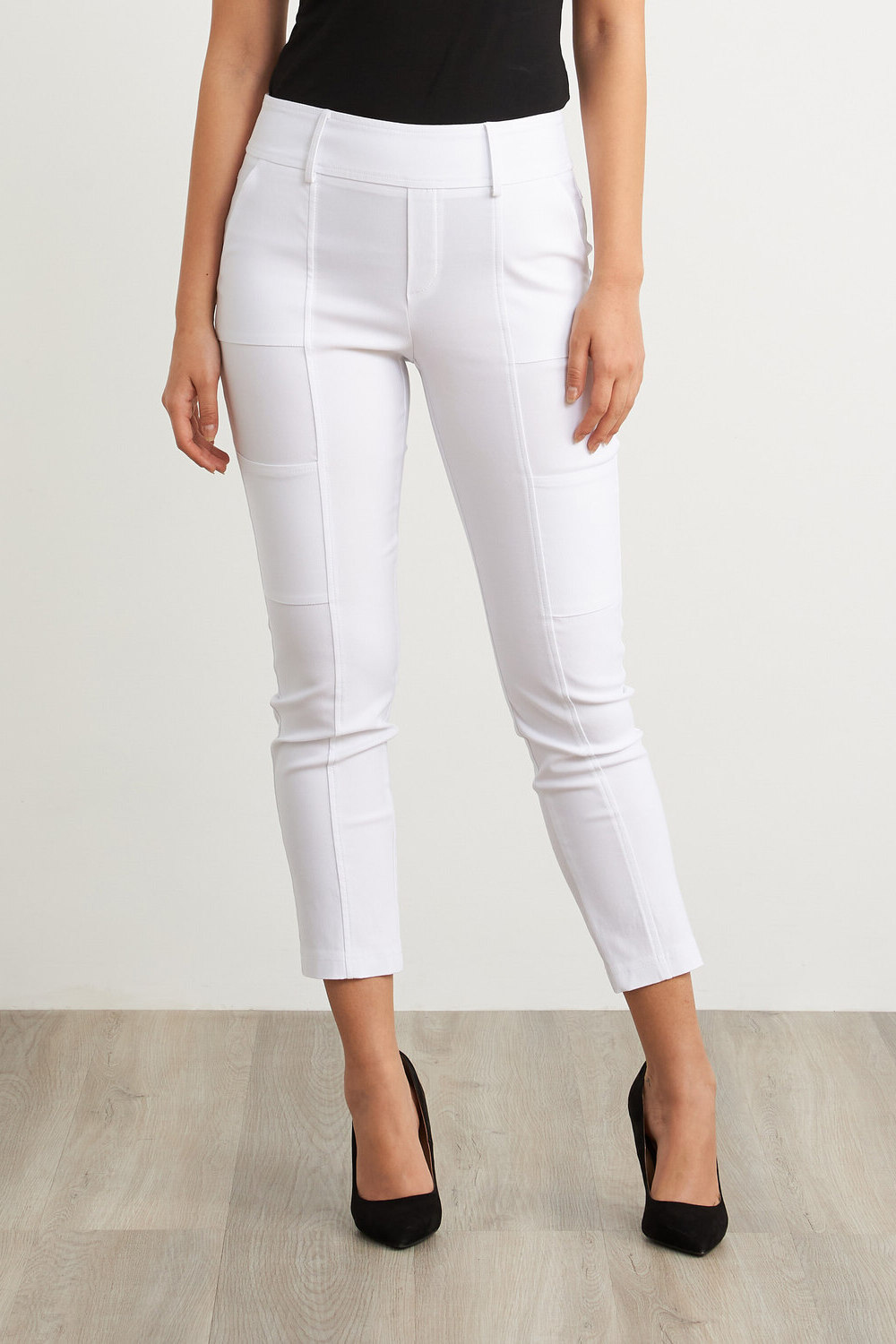 Joseph Ribkoff High-Waisted Pants Style 212282. White