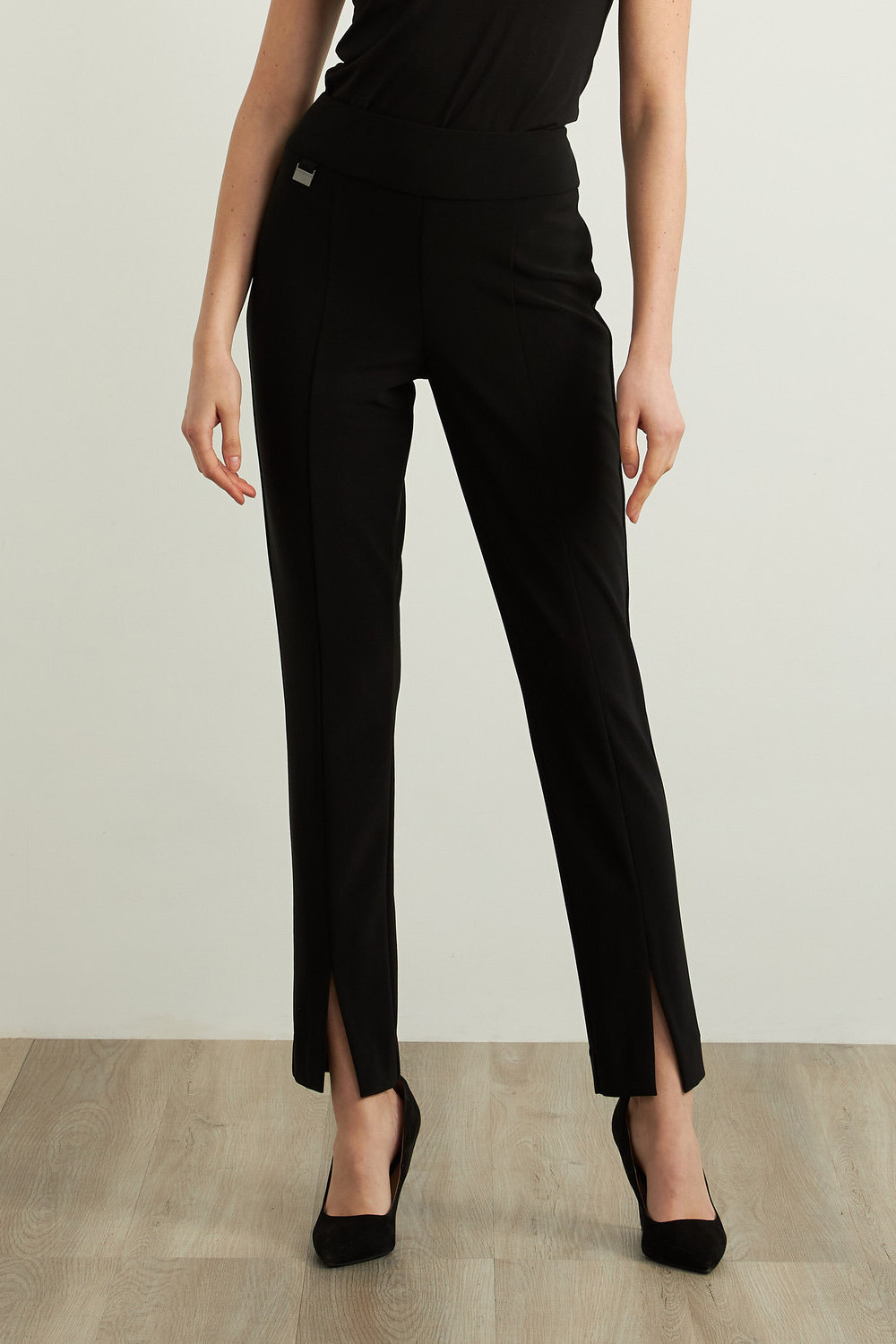 Joseph Ribkoff Slim Fit Pants Style 213583. Black