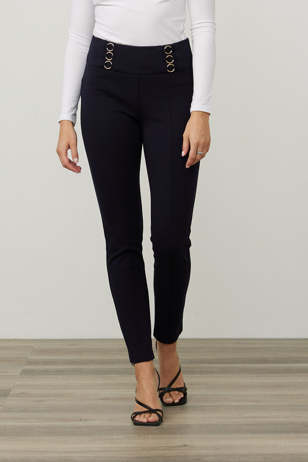 Joseph Ribkoff Slim Fit Pants Style 213651. Midnight Blue