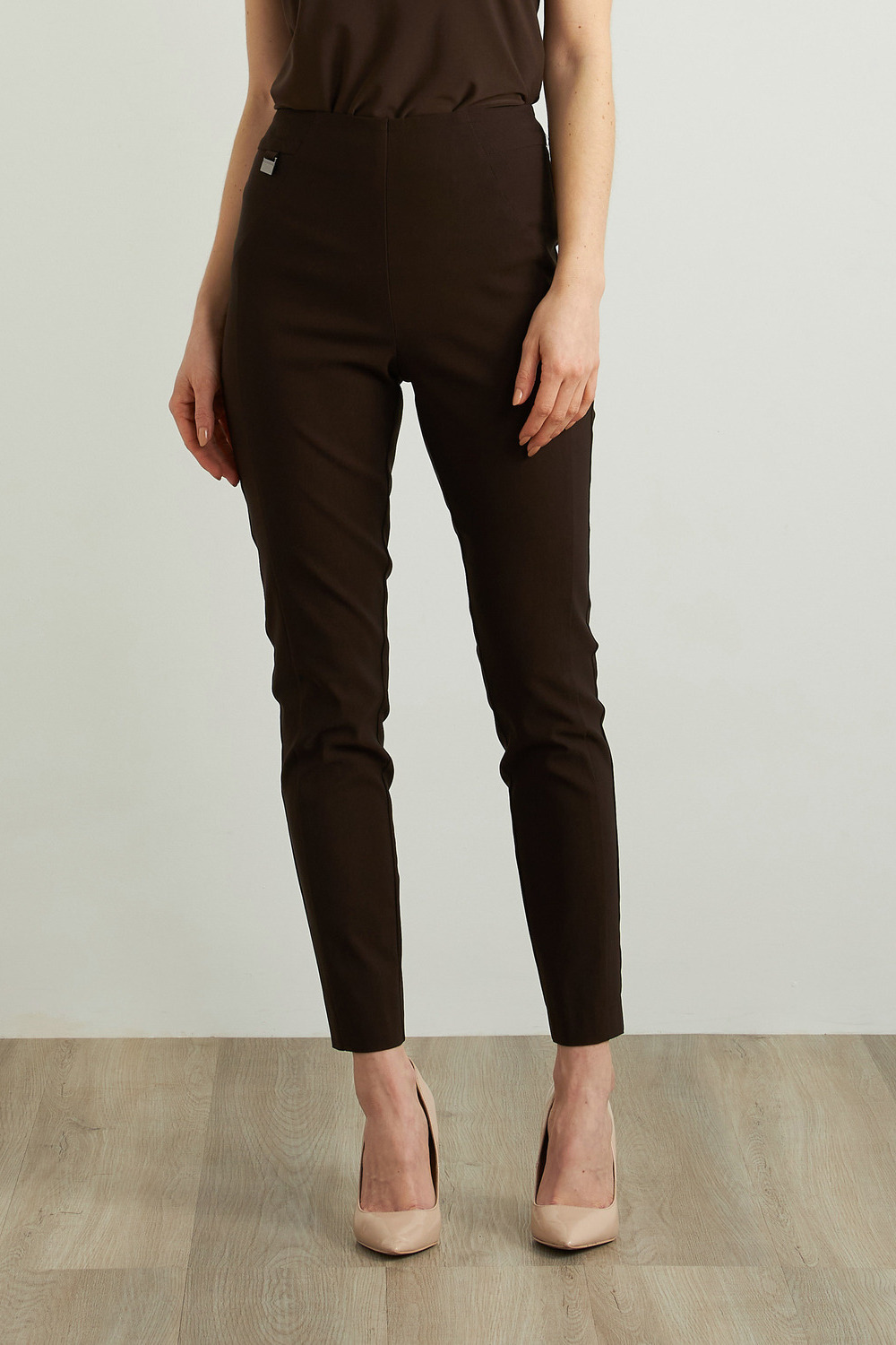 Joseph Ribkoff Slim Fit Pants Style 213702. Mocha