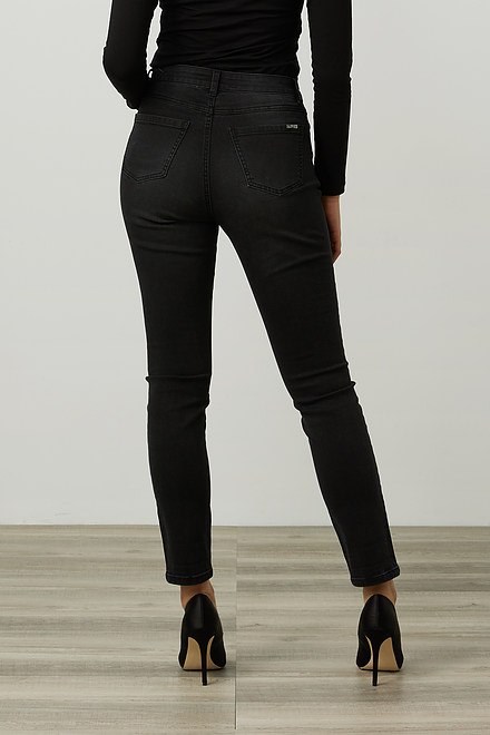 Joseph Ribkoff Embellished Jeans Style 214299. Charcoal/dark Grey. 2