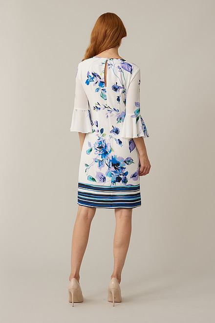 Joseph Ribkoff Floral Dress Style 221161. Vanilla/multi. 2