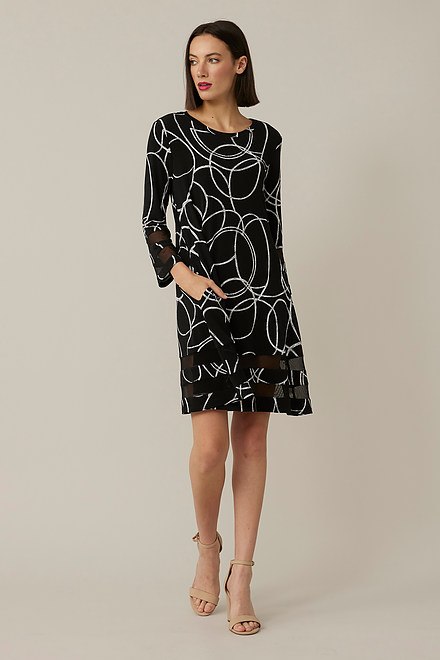 Joseph Ribkoff Circle Print Dress Style 221211