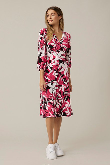 Joseph Ribkoff Floral Wrap Dress Style 221224