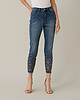 Embellished & Cut-Out Jeans Style 221927