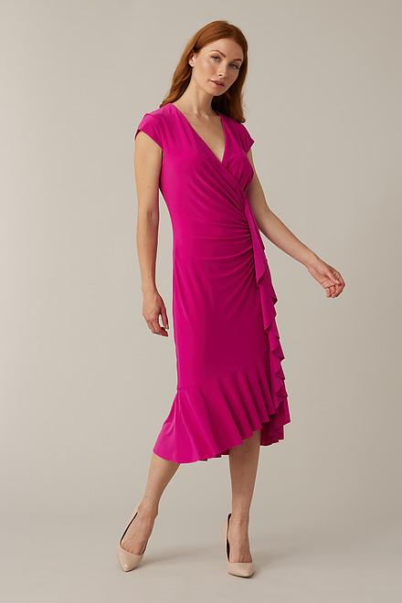 Joseph Ribkoff  Wrap Dress Style 221364. Orchid. 6