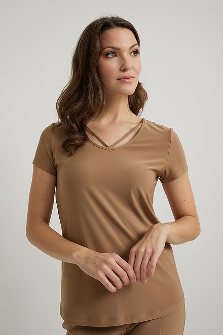 Joseph Ribkoff Cut-Out Top Style 222136