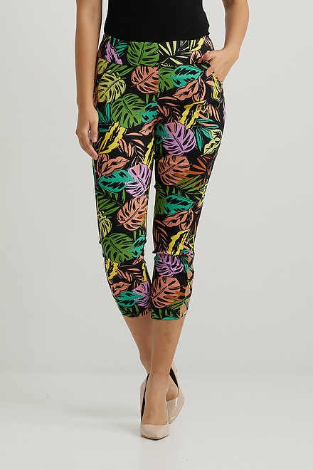 Joseph Ribkoff Tropical Cropped Pant Style 222176
