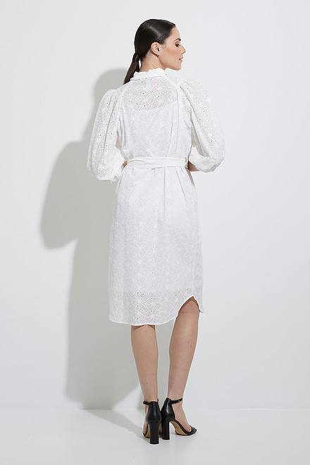 Joseph Ribkoff Lace Shirt Dress Style 222193. Vanilla 30. 2