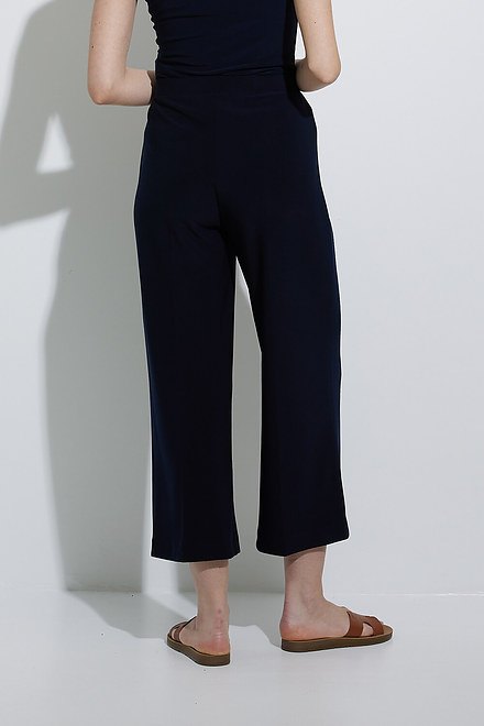 Joseph Ribkoff Pleated Pants Style 222236. Midnight Blue. 2