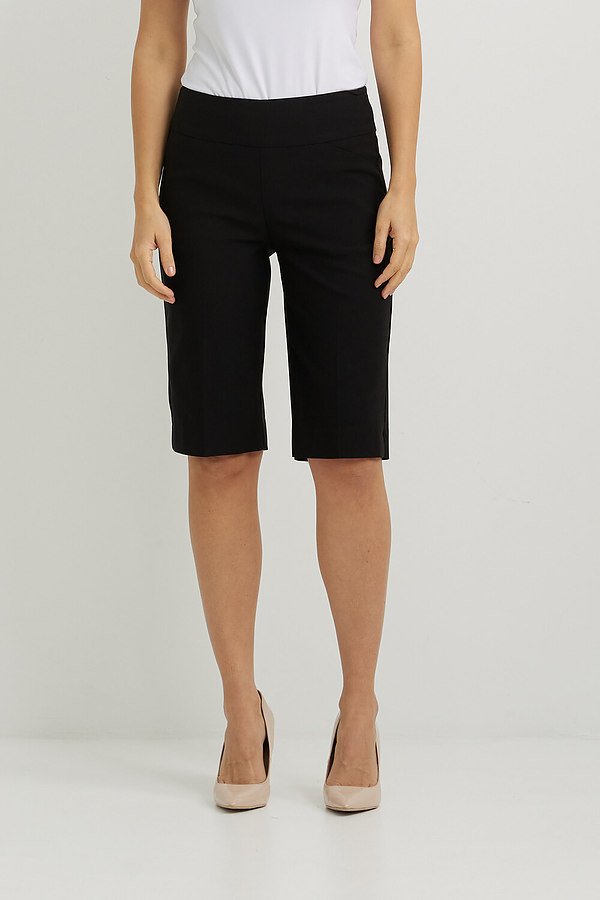 Joseph Ribkoff Clean Front Shorts Style 222287. Black