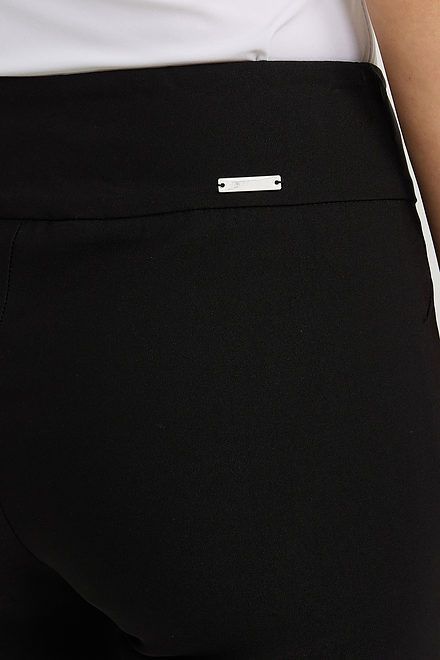 Joseph Ribkoff Clean Front Shorts Style 222287. Black. 4