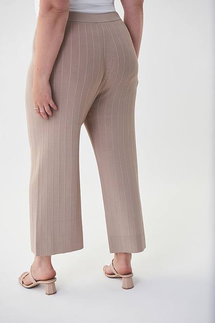 Joseph Ribkoff Knit Wide Leg Pants Style 222905. Tan. 3