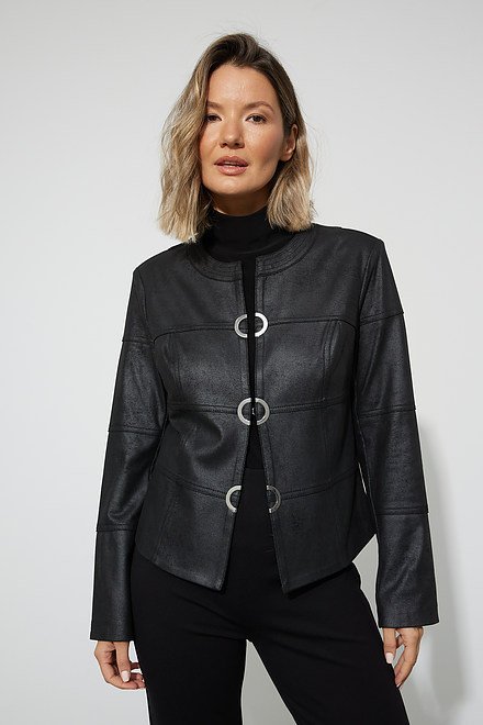 Joseph Ribkoff jackets &amp; blazers style 222900. Noir. 3