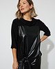 Faux Leather Top Style 223034