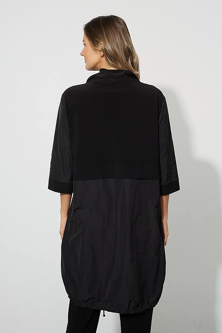 Joseph Ribkoff 3/4 Sleeve Coat Style 223066. Black. 2