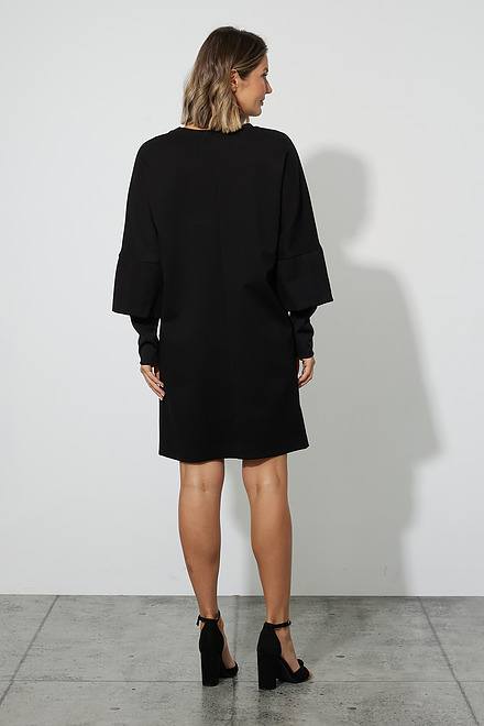 Joseph Ribkoff Mini Dress Style 223111. Black. 2
