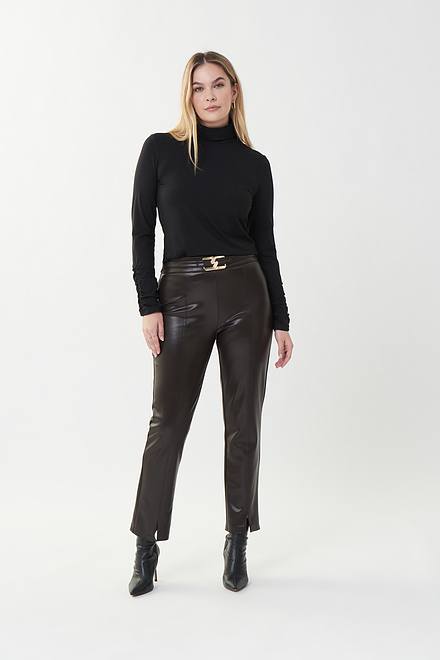 Joseph Ribkoff Faux Leather Pants Style  223131