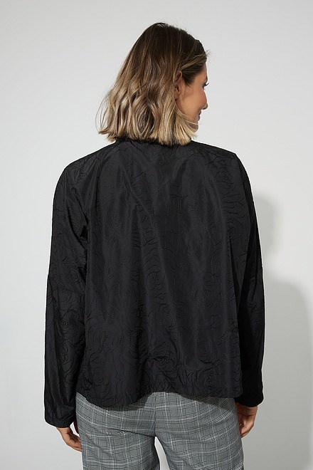 Joseph Ribkoff Button-Down Jacket Style 223220. Black. 2