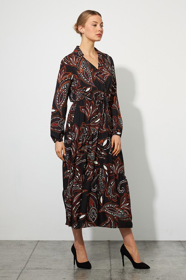 Joseph Ribkoff Paisley Midi Dress Style 223275 | 1ère Avenue