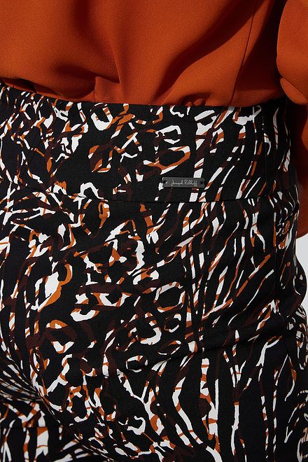 Joseph Ribkoff Abstract Printed Pants style 223277. Black/multi. 4