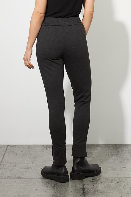 Joseph Ribkoff Pull-On Pants Style 223309. Charcoal Grey. 3