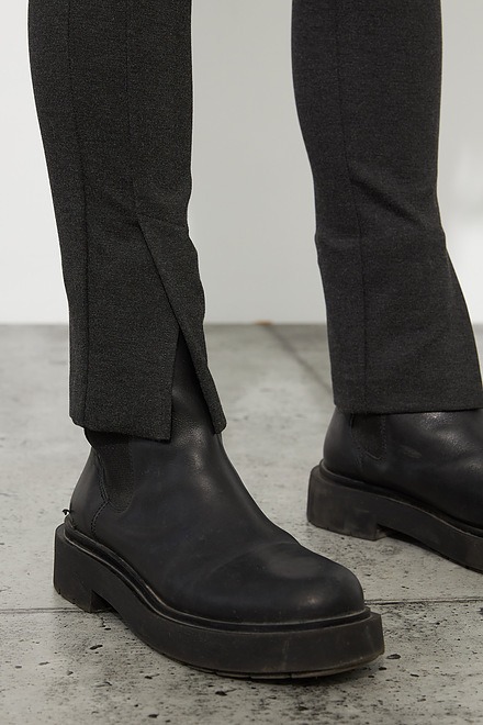 Joseph Ribkoff Pull-On Pants Style 223309. Charcoal Grey. 5