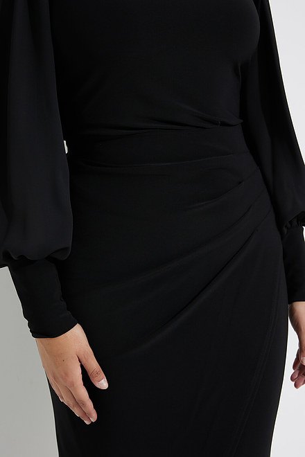 Joseph Ribkoff  skirt  Style 223758. Black. 5