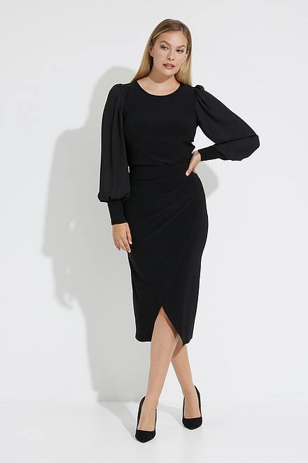 Joseph Ribkoff  skirt  Style 223758. Black. 3