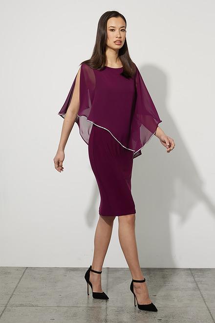 Joseph Ribkoff Chiffon Overlay Dress Style 223762