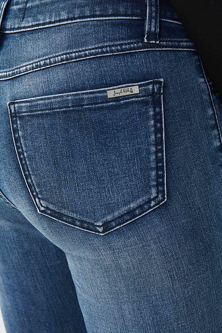 Joseph Ribkoff Embellished Front Jeans Style 223935. Denim Medium Blue. 5
