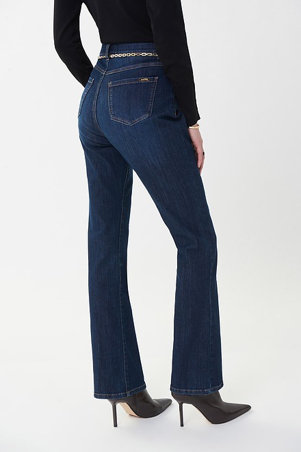 Joseph Ribkoff High-Rise Jeans Style 223939. Indigo. 3