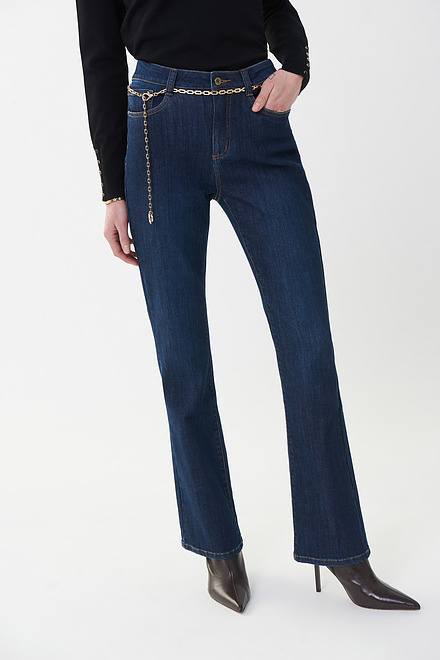 Joseph Ribkoff High-Rise Jeans Style 223939. Indigo. 2