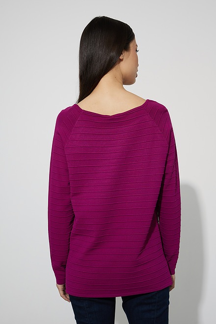 Joseph Ribkoff Embellished Sweater Style 223955. Vineyard. 2