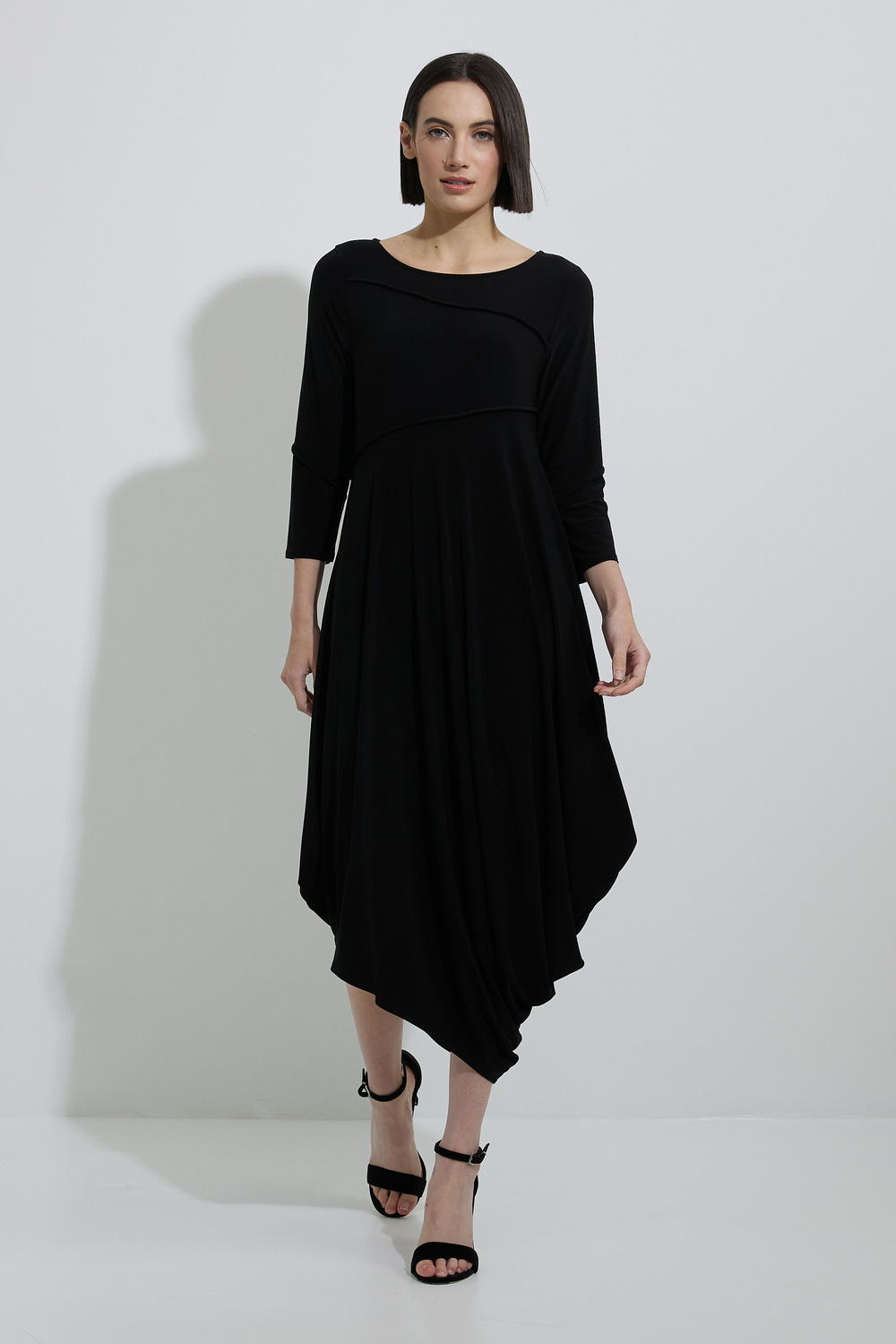 Joseph Ribkoff Jersey Dress Style 222086. Black