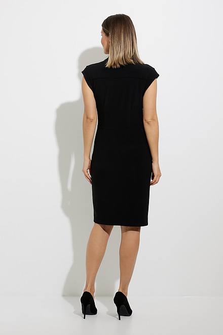 Joseph Ribkoff Shirt Dress Style 224048. Black. 2