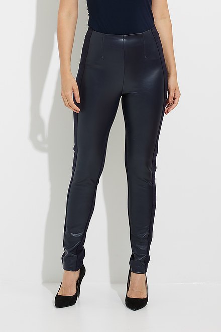 Faux Leather Pants Style 224055