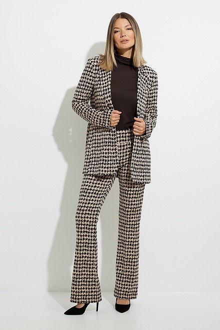 Houndstooth Flared Pants 224064