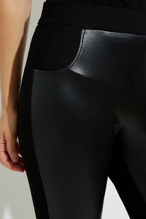 Joseph Ribkoff Faux Leather Pants Style 224192 | 1ère Avenue
