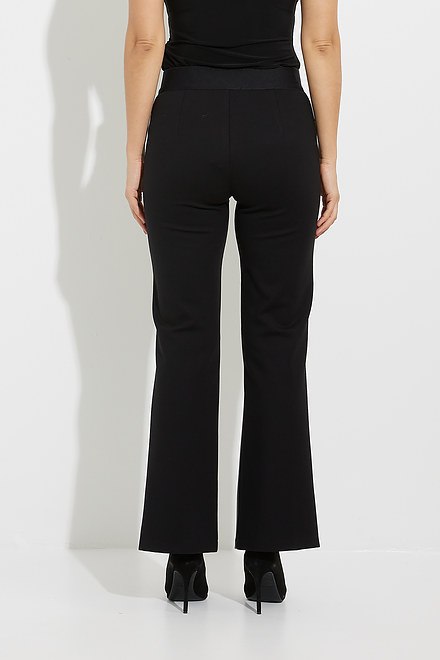 Joseph Ribkoff Leatherette Pants Style 224311. Black. 2