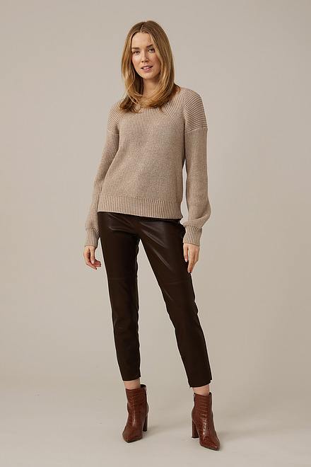 Emproved Pull en tricot mod&egrave;le A2208. Fawn. 5