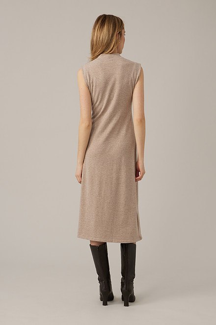 Emproved Midi Knit Dress Style A2238. Heather Oat. 2