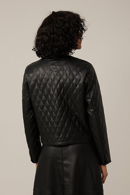 Emproved Vegan Leather Jacket Style A2267. Black. 2
