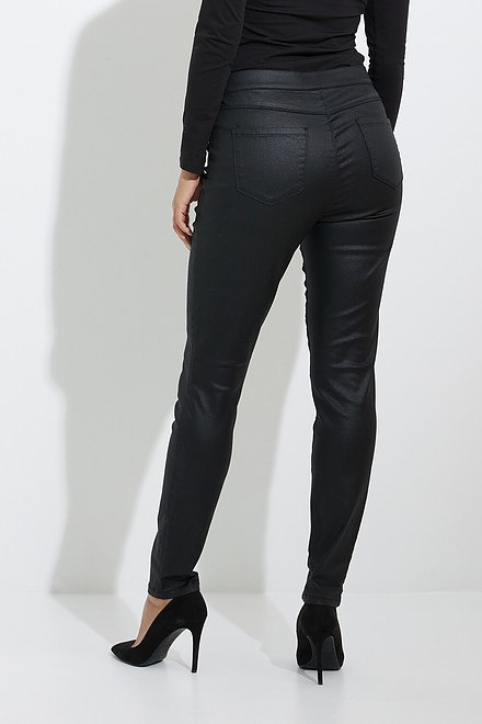 Charlie B Waxed Twill Infinity Slim Pants Style C5125. Black. 2