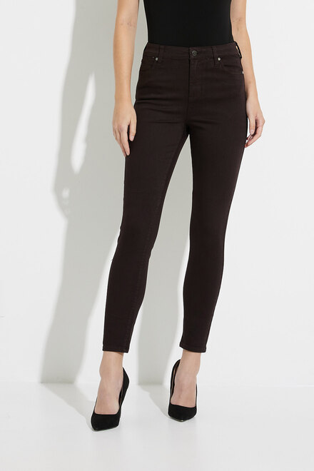 High-Rise Ankle Skinny Jeans Style LM2100F81. Molasses