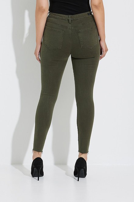 Hi-Rise Ankle Skinny Jeans WIth Cut Hem Style LM2368WF. Grass-fed. 2