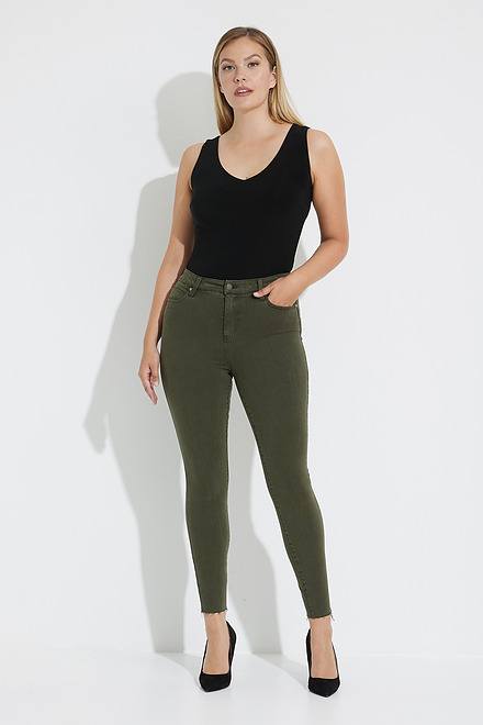 Hi-Rise Ankle Skinny Jeans WIth Cut Hem Style LM2368WF. Grass-fed. 5